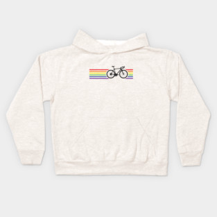 LGBT Pride Cycling Kids Hoodie