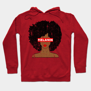 Melanin Afro Woman Hoodie