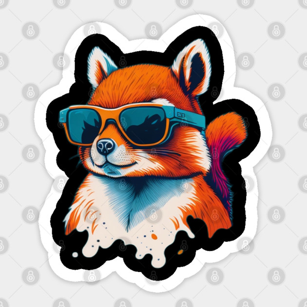 squirrel Lover Sticker by Pixel Threads 