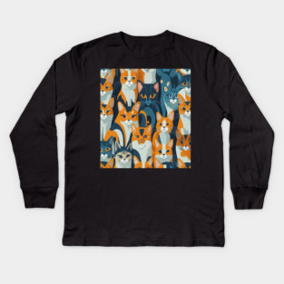 cat breeds Kids Long Sleeve T-Shirt