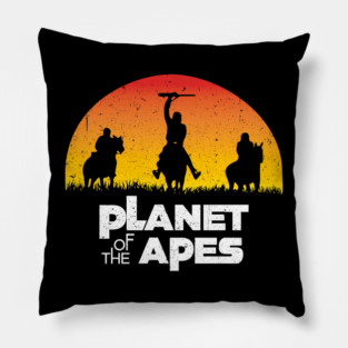 Planet Of The Apes Sunset Pillow