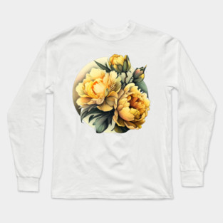 Yellow Flower Long Sleeve T-Shirt