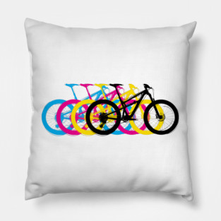 Mountain Biking - Colors Pillow