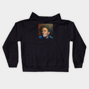 Tom Waits (Painting) Kids Hoodie