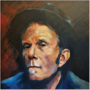 Tom Waits (Painting) Posters and Art