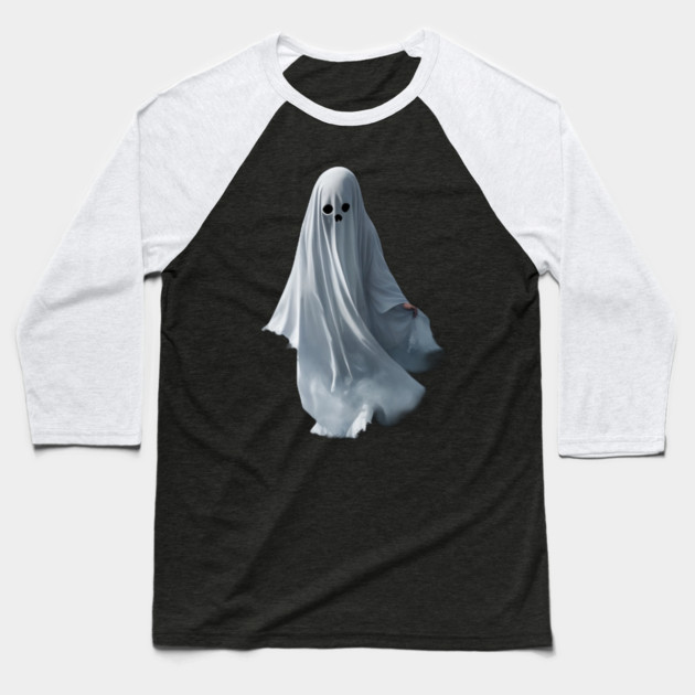 ghost lover Baseball T-Shirt by Pixel Threads 