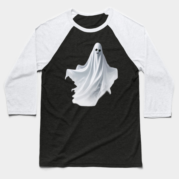 Ghost Lover Baseball T-Shirt by Pixel Threads 