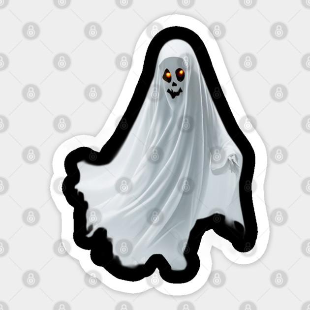 Ghost Lover Sticker by Pixel Threads 