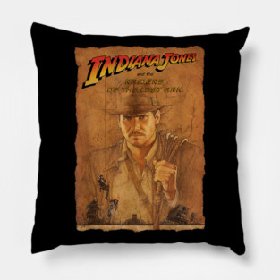 Lucasfilm Indiana Jones Raiders of the Lost Ark Poster Art Pillow