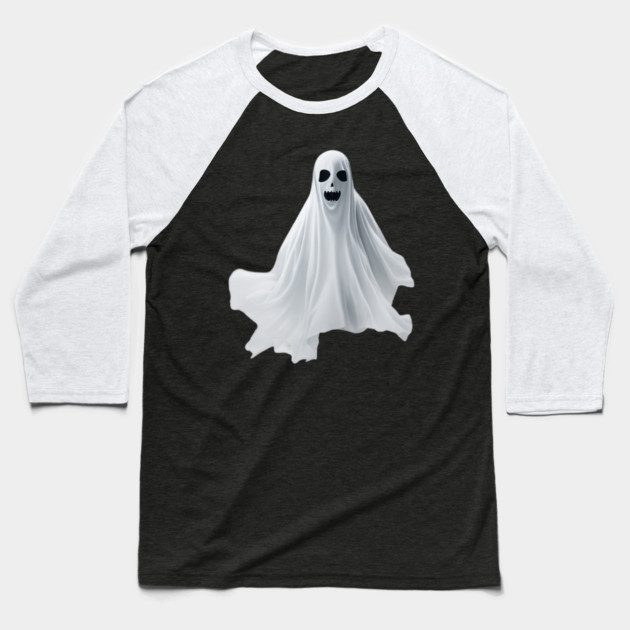 Ghost Lover Baseball T-Shirt by Pixel Threads 