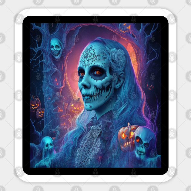 Ghost Lover Sticker by Pixel Threads 