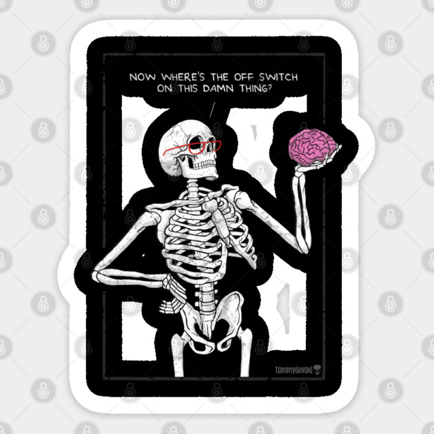 No Clue Sticker by Tommy Devoid