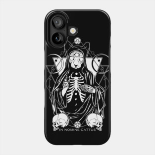 In Nomine Cattus - The Cat Priest Phone Case