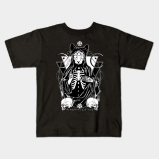 In Nomine Cattus - The Cat Priest Kids T-Shirt