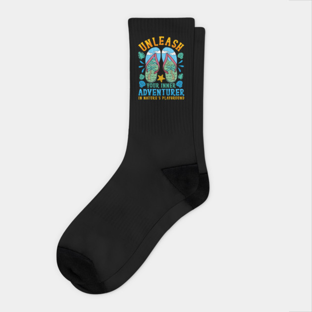 Unleash your inner Adventurer in Nature’s Playground Socks by creative