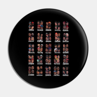 Hip-Hop Areas Pin