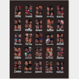 Hip-Hop Areas Posters and Art