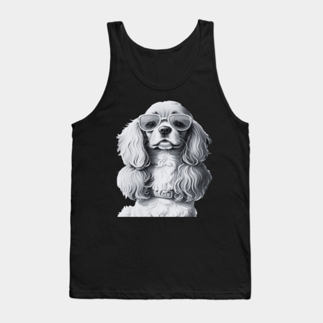 cocker spaniel Tank Top by Pixel Threads 