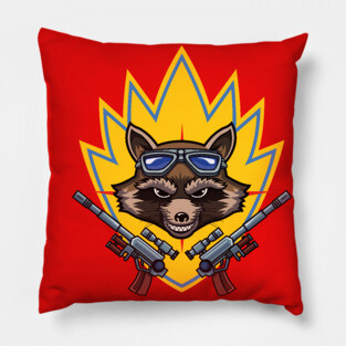 Rocket Raccoon Pillow