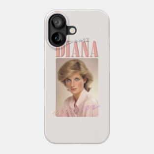 Princess Diana - - 80s Retro Aesthetic Phone Case