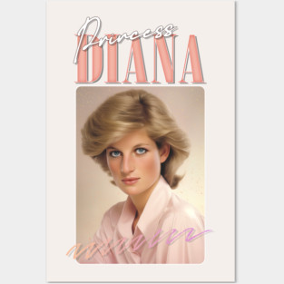 Princess Diana - - 80s Retro Aesthetic Posters and Art