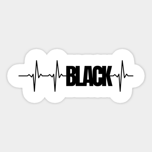 Black Heartbeat Magnet by UrbanLifeApparel