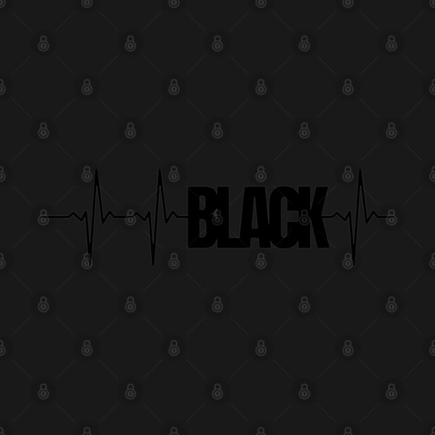 Black Heartbeat by UrbanLifeApparel