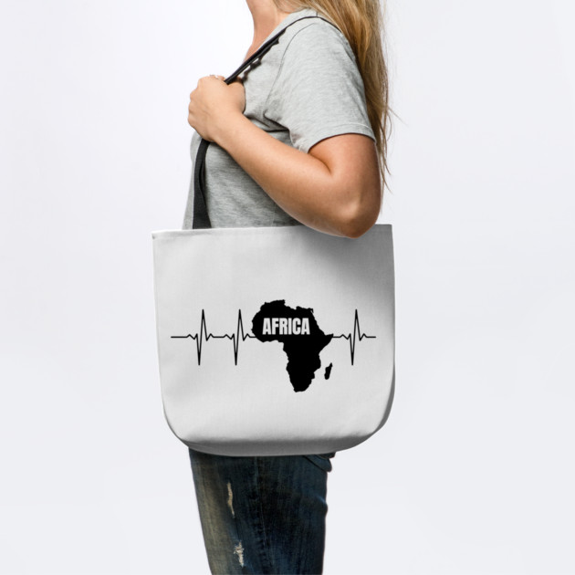 Africa Heartbeat, Africa, Continent by UrbanLifeApparel