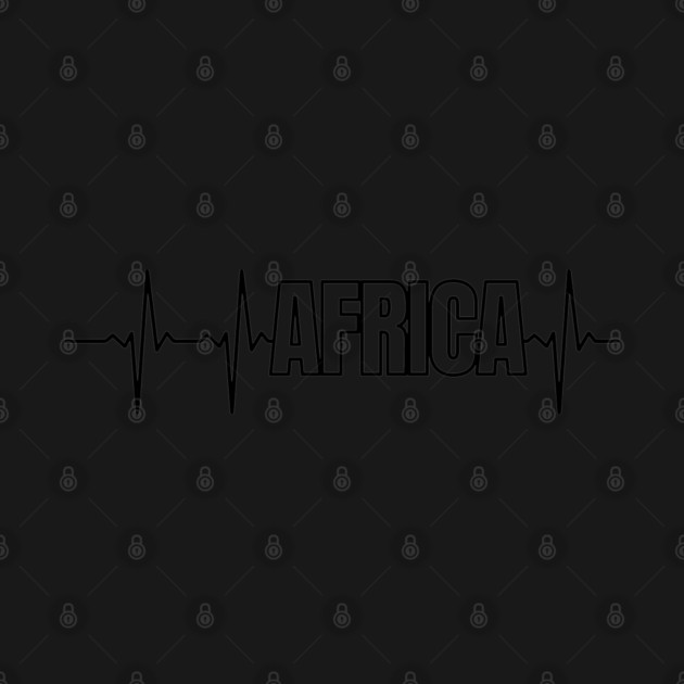 Africa Heartbeat by UrbanLifeApparel