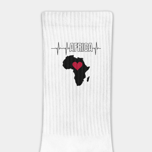 Africa Love, Africa Heartbeat, Heart by UrbanLifeApparel