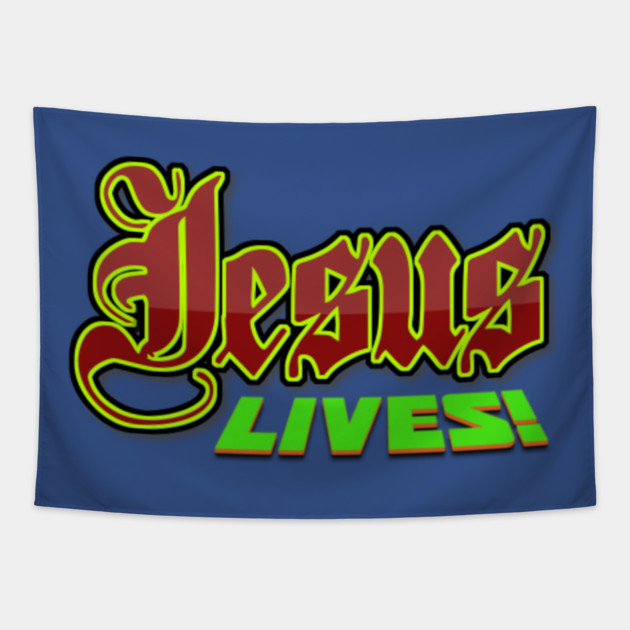 Jesus Lives and Reigns FOREVER!! Tapestry by MotiVVaTTi