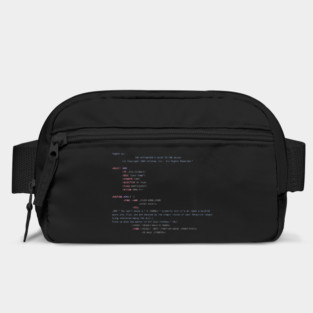 Hitchhikers Code To The Galaxy Bag