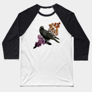 Lesbian Crow Baseball T-Shirt
