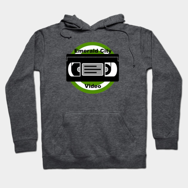 Emerald City Video Podcast Logo Hoodie by Art Comedy Pop-Culture Network!