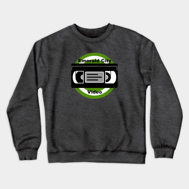 Emerald City Video Podcast Logo Crewneck Sweatshirt by Art Comedy Pop-Culture Network!