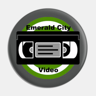 Emerald City Video Podcast Logo Pin