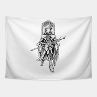 Bloodborne the hunter Tapestry