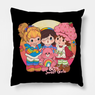 80's Sweet Girls Pillow