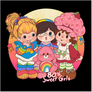 80's Sweet Girls Posters and Art