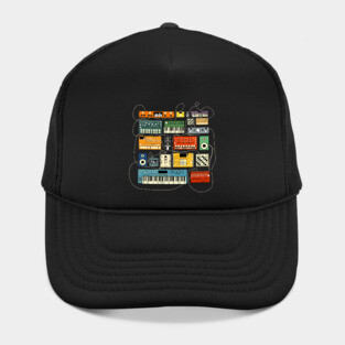 Synthesizer and Drum Machine Electronic Music Producer Hat