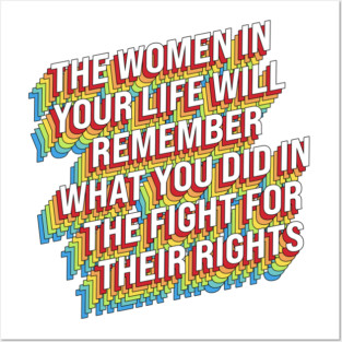 Fight For Women's Rights Posters and Art