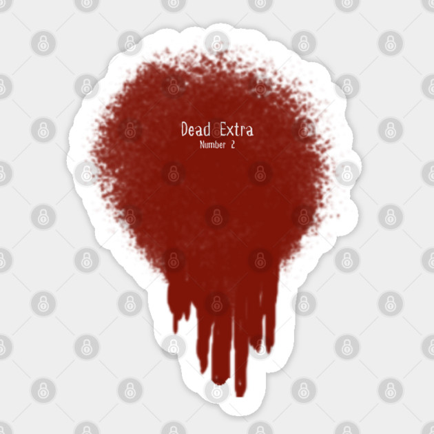 Dead Extra Number 2 Sticker by Stars Hollow Mercantile