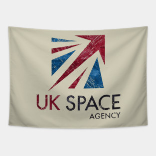 Space Agency Vintage UK V01 Tapestry