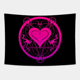 Succubus Summoning Circle Tapestry