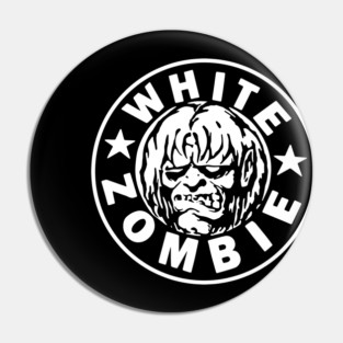 White Zombie Pin