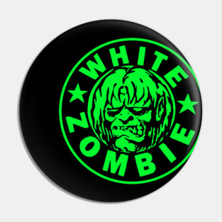 White Zombie Pin