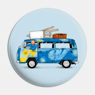 Van of the Gogh Pin