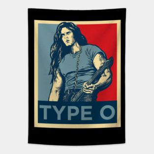Type O Hope Negative Tapestry