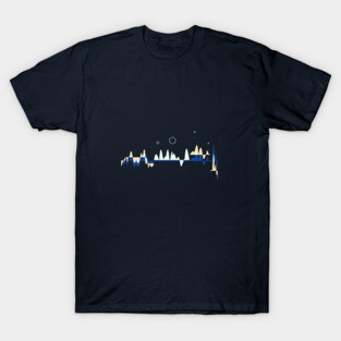Glitched floating island T-Shirt