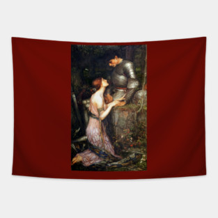 Lamia and the Soldier - John William Waterhouse Tapestry